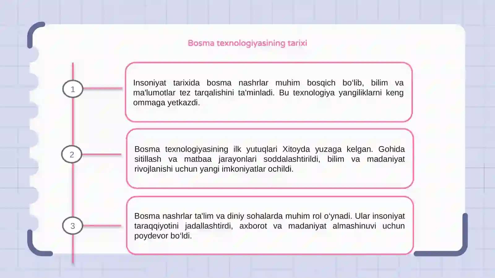 Insoniyat hayotida ilk bosma nashrlar 3