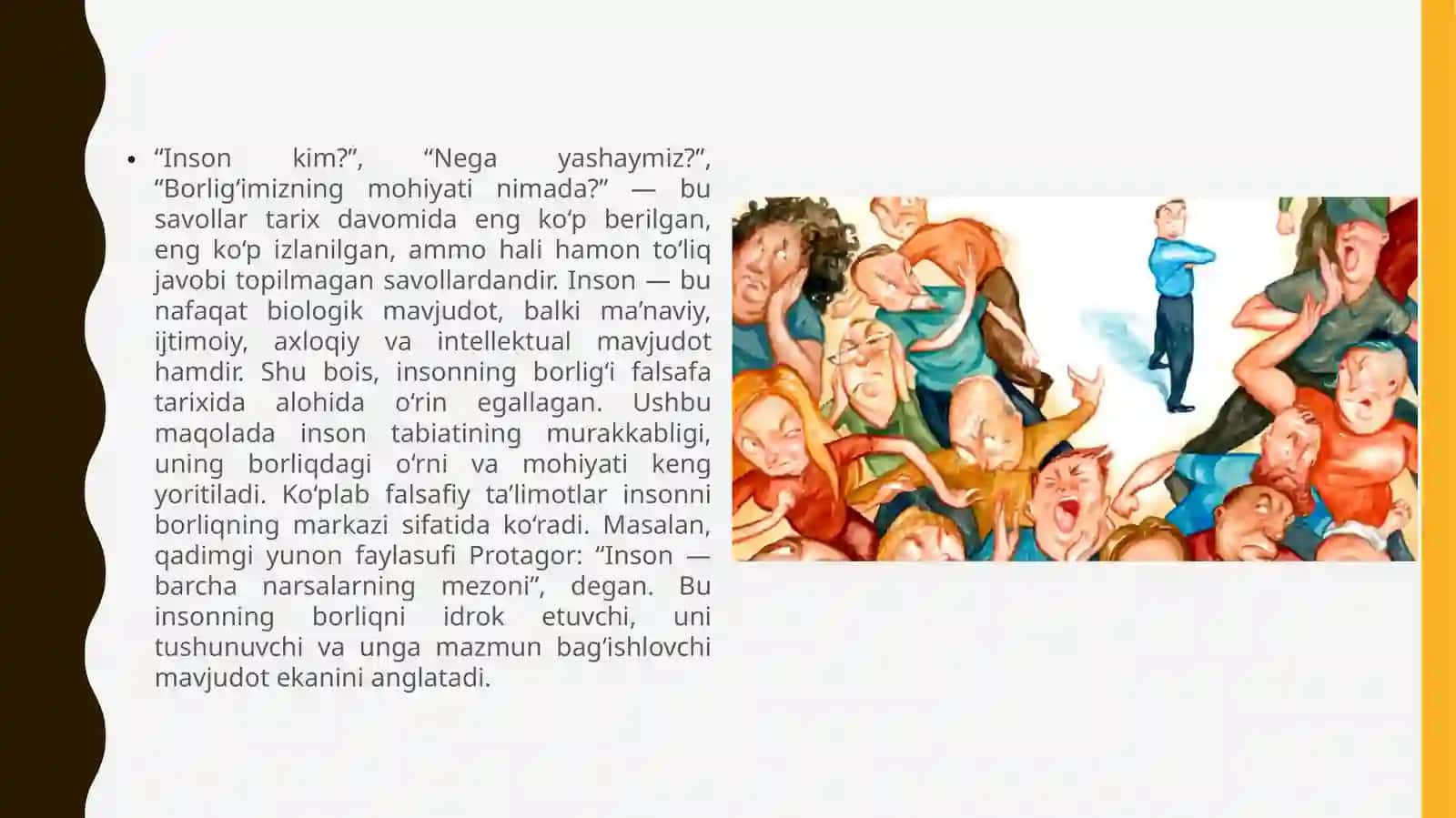 Inson borligʻiga oid kategoriyalar 3