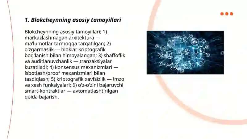 Blokcheynning asosiy tamoyillari 3