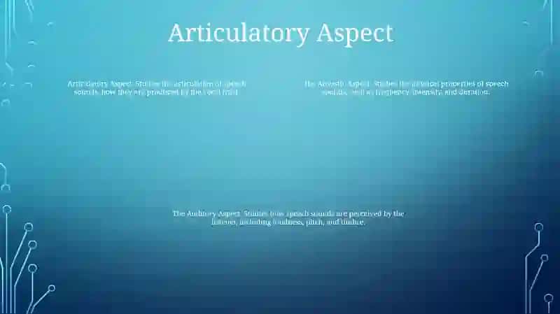 Aspects, Types And Method Of Phonetics 3