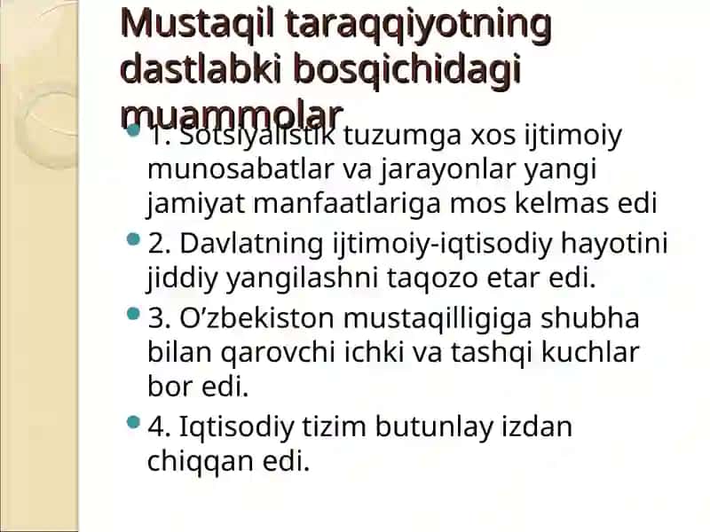 Mustaqil O‘zbekiston Respublikasi Tashkil Topishining Tarixiy Ahamiyati 3