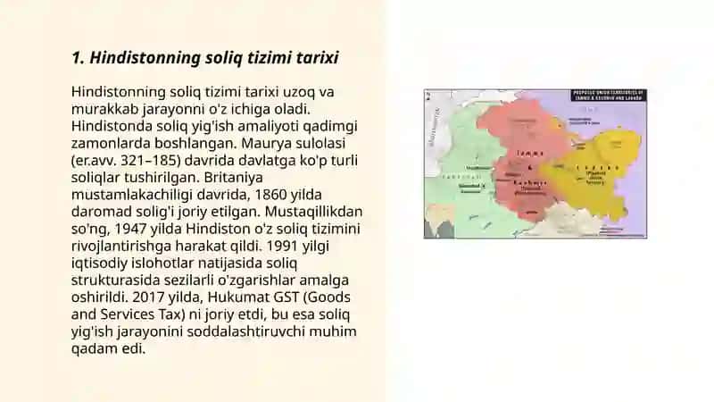 Hindiston soliq tizimi va uning o'ziga xos xususiyatlari 3