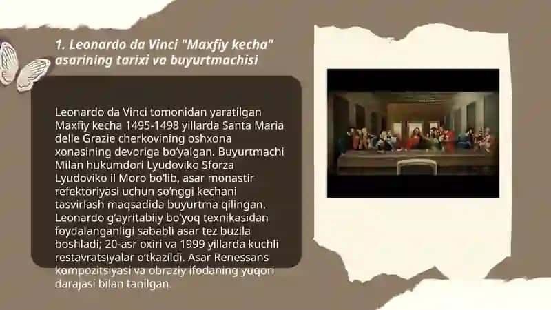 Leonardo da Vinci "Maxfiy kecha" asari 3