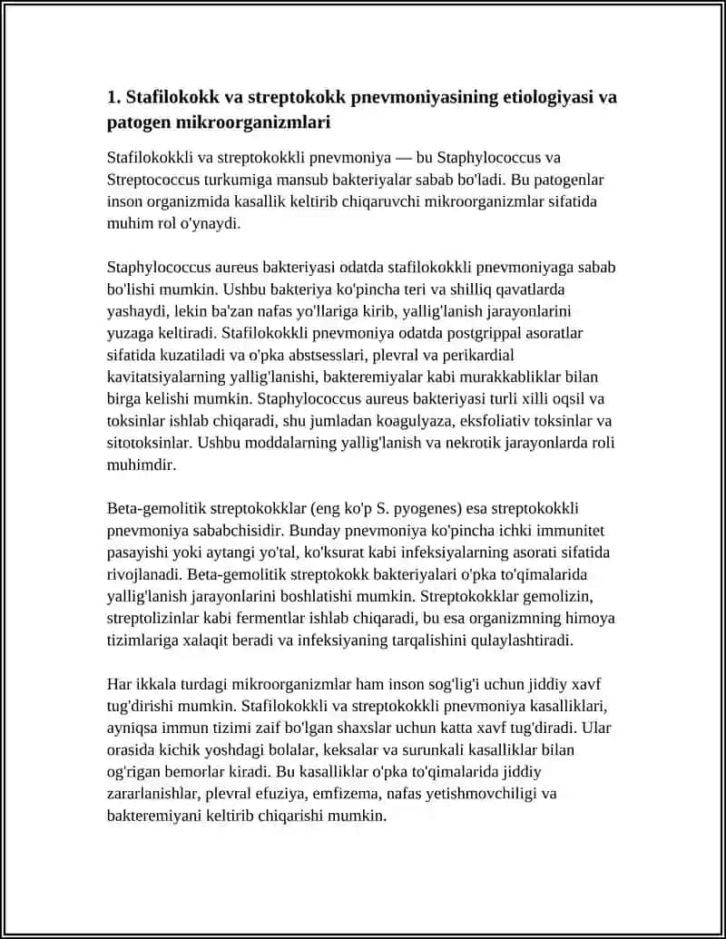 STAFILOKOKKLI VA STREPTOKOKKLI PNEVMONIYA 3