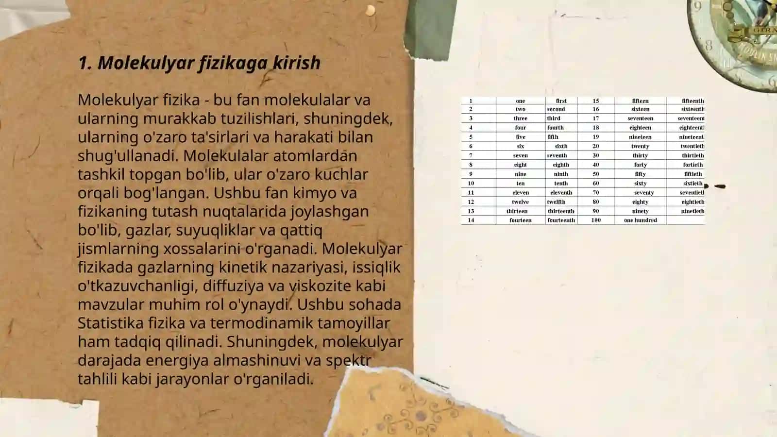 Molekulyar fizikaga kirish va modda tuzilishi 3