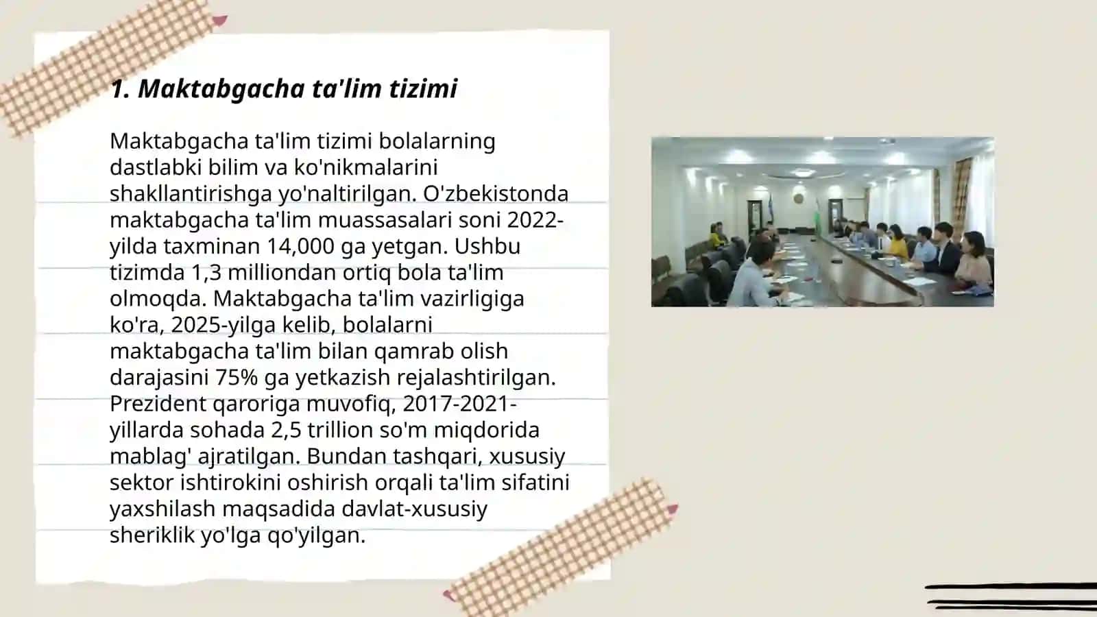 Maktabgacha ta'lim tizimi 3