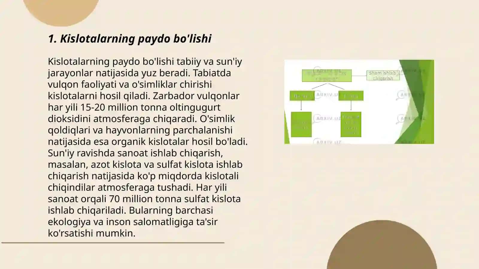 Kislotalar va tuzlarning olinishi xossalari va ishlatilishi 3