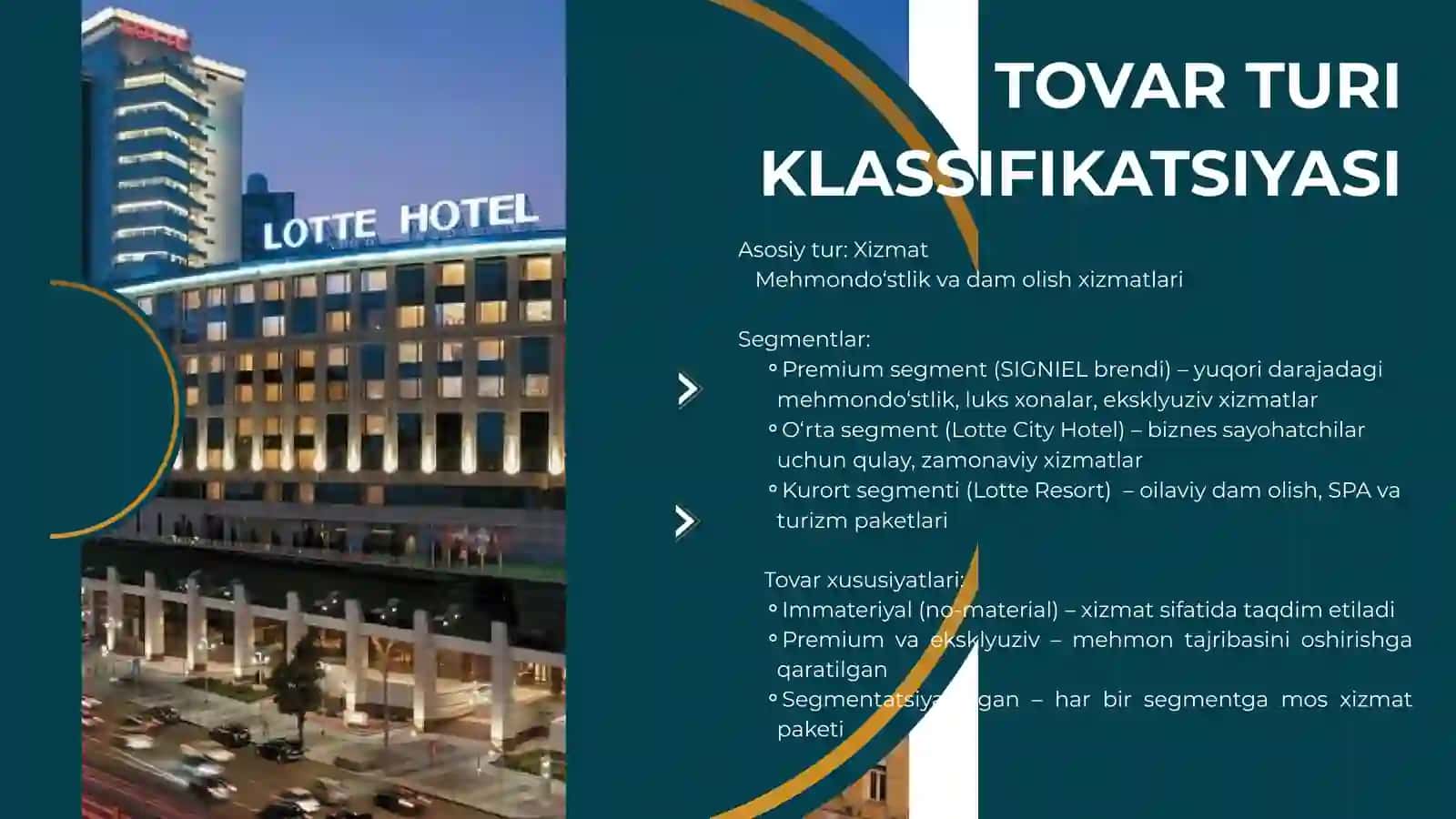 LOTTE HOTELS & RESORTS kompaniyasining marketing va boshqaruv strategiyasi tahlili 3