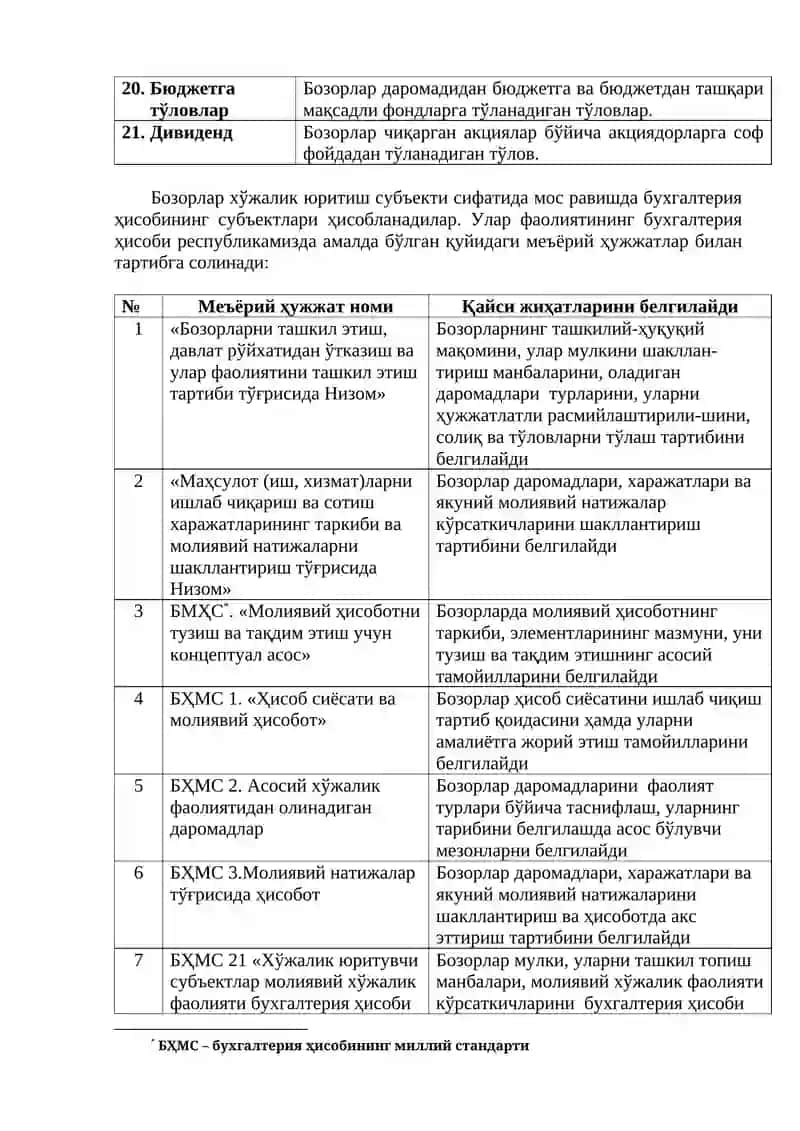 Деҳқон ва буюм бозорлари фаолиятининг моҳияти, аҳамияти, турлари ва ташкилий-ҳуқуқий асослари 3