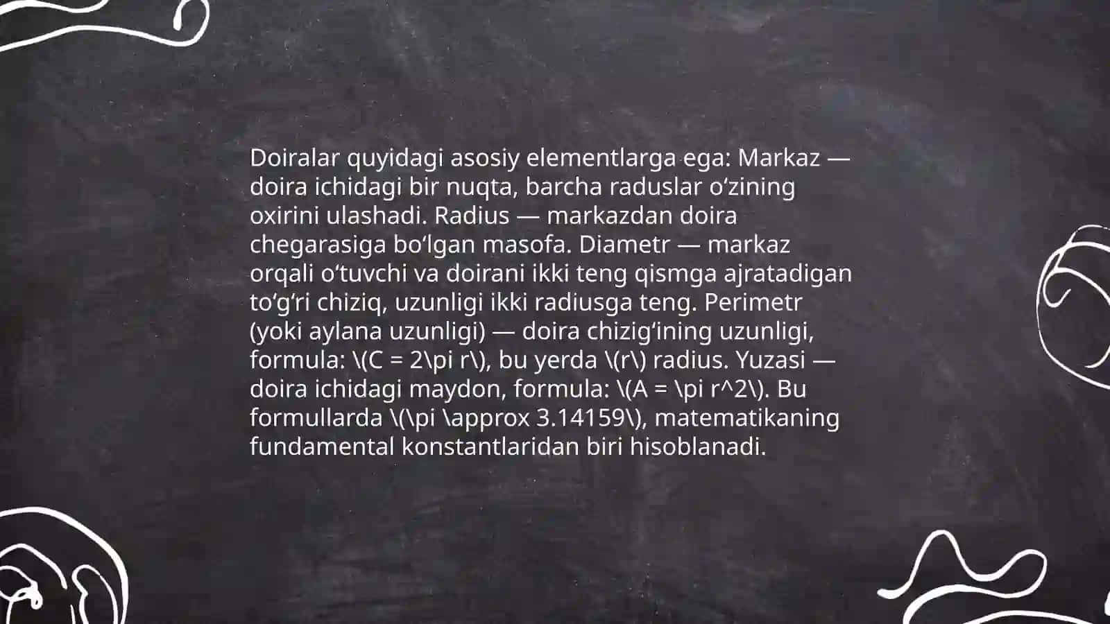 Doiraning ulushlari 3- sinf 3