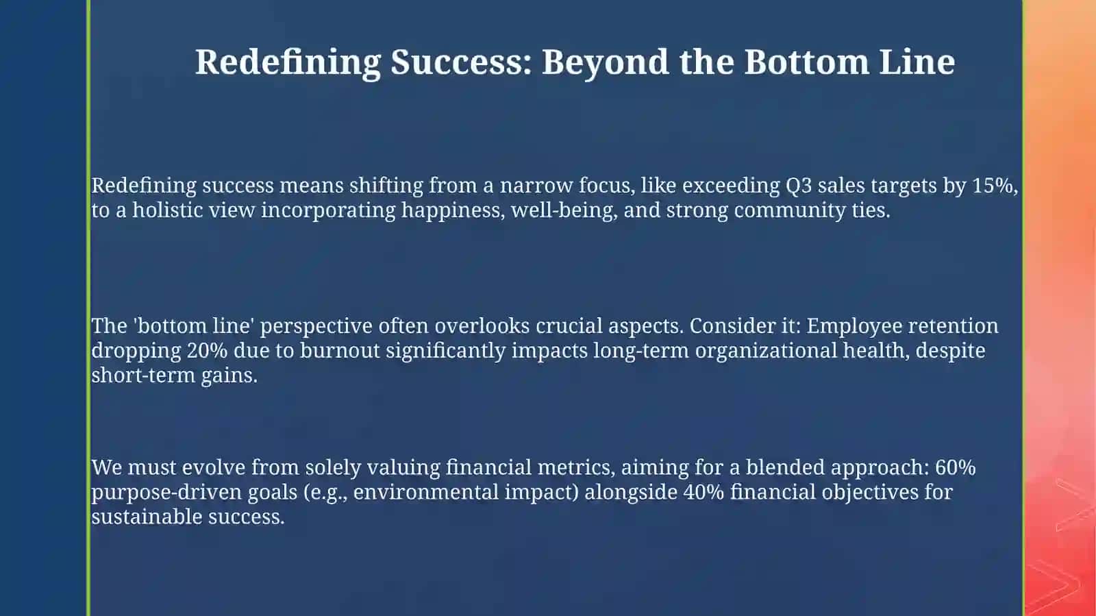 Success beyond Money 3