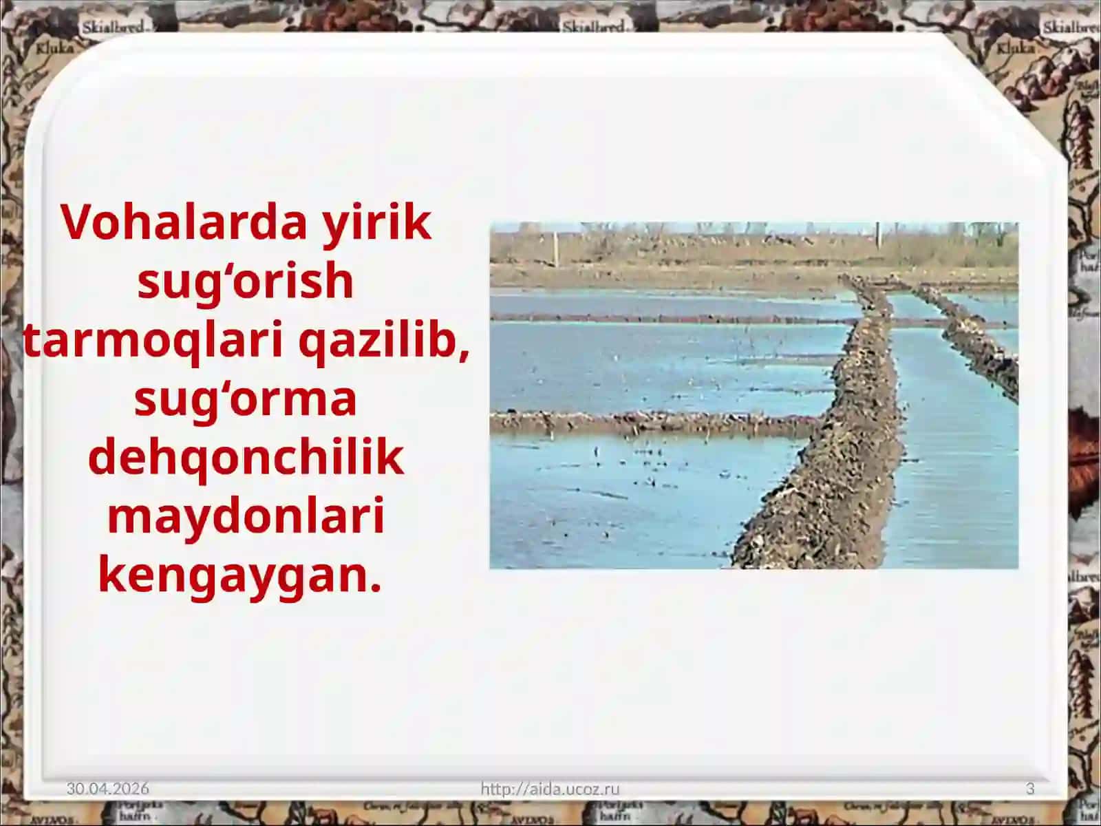 7-sinf O'zbekiston tarixi dars ishlanma. O'rta asrlarda Ijtimoiy-iqtisodiy o'zgarishlar 3