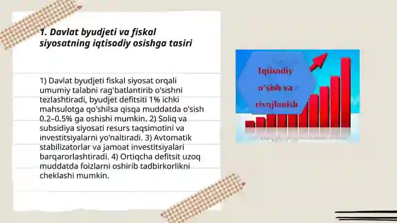 Iqtisodiy Siyosatdan Mustaqil Ish Mavzulari 3