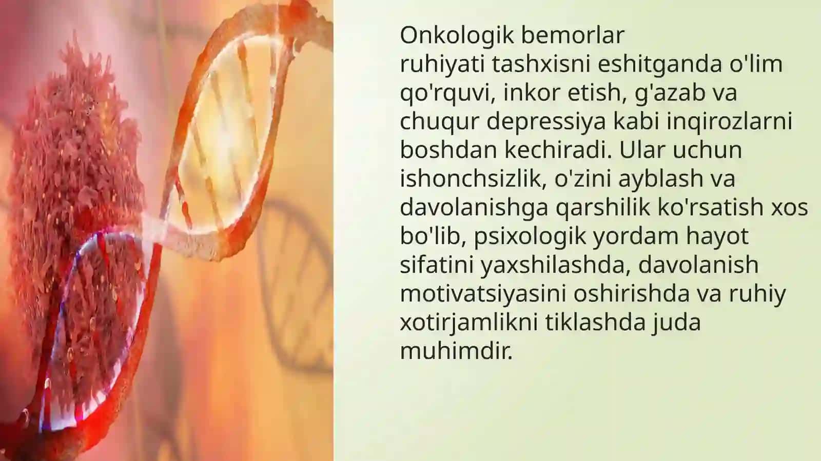 Onkologik bemorlarning psixologik xususiyatlarining oʻziga xosligi 3