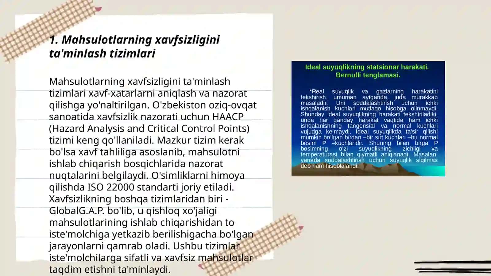 Mahsulotlarning xavfsizligi va ularning sifati 3