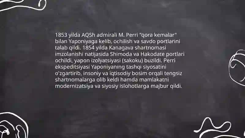 Perri ekspeditsiyasi va Yaponiya ochilishi (1853–1854) 3