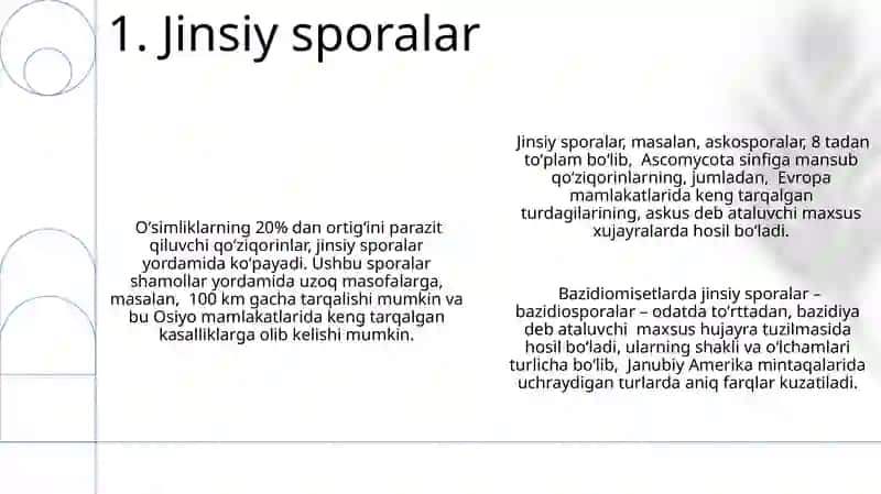 Yuksak zamburugʻlarning tuzilishi va koʻpayishi 3