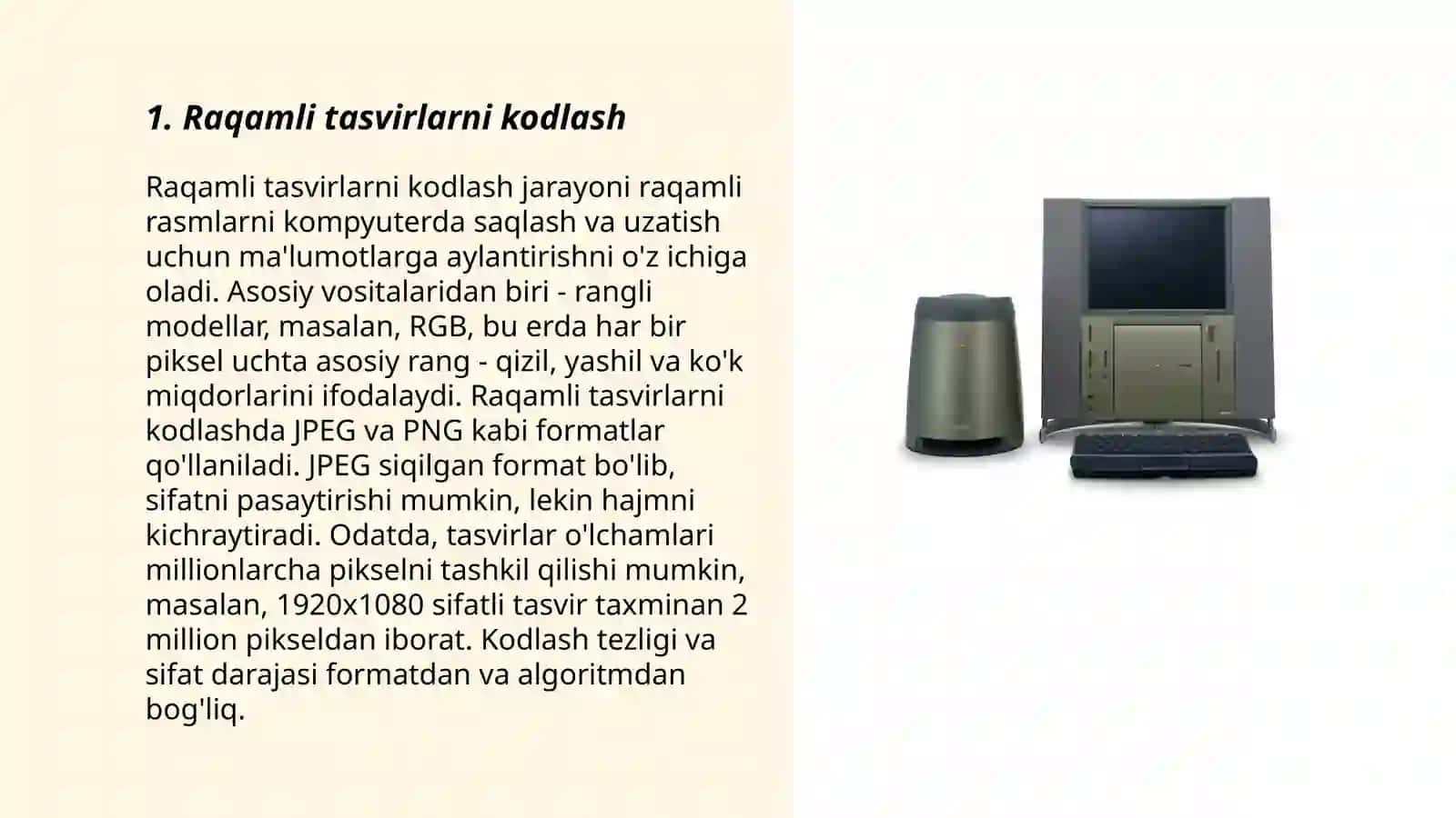 tasvirlarni kompyuter xotirasiga kiritish saqlash va sifat tushunchasi 3