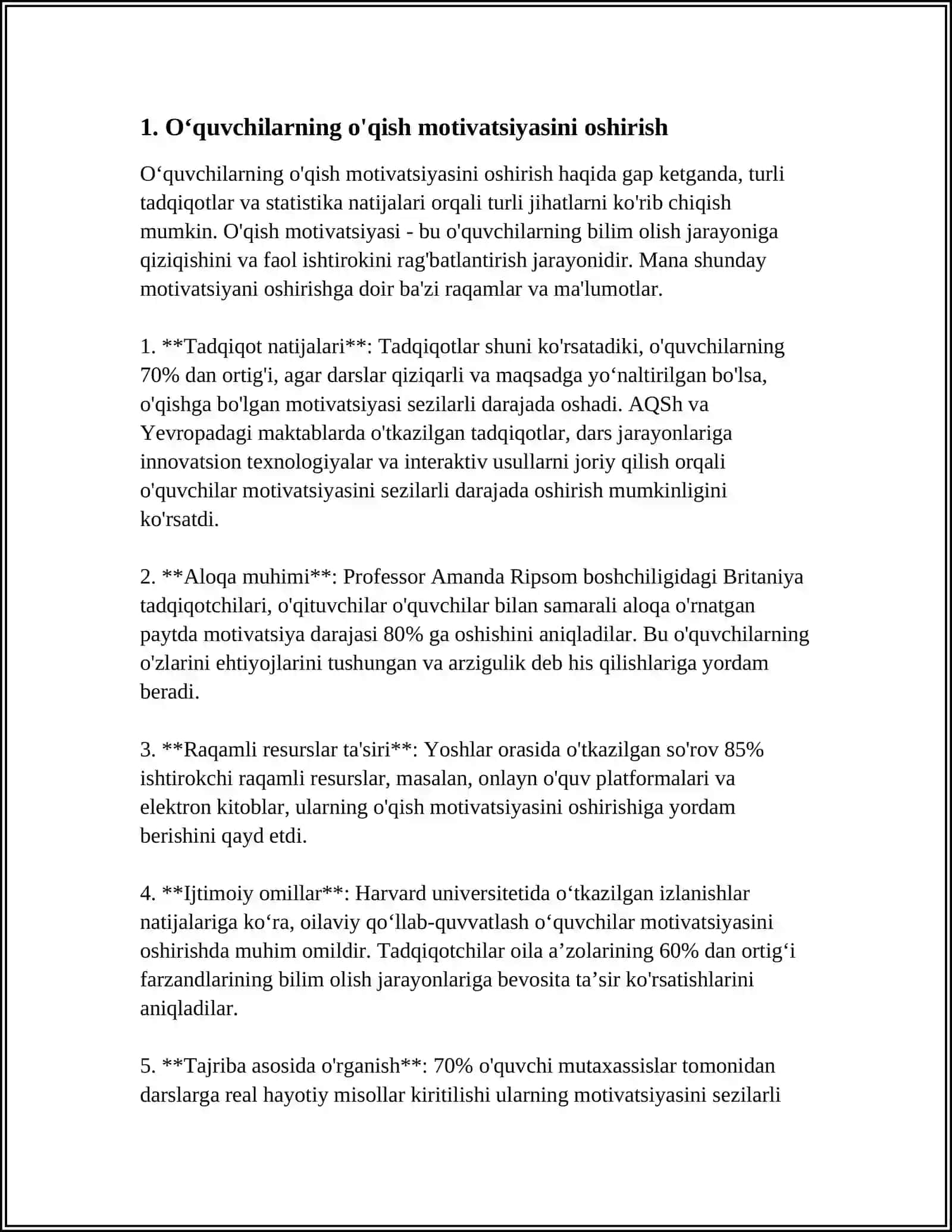 MAKTABDA OʻQUVCHILAR VA OTA ONALAR BILAN PSIXOLAGIK SUXBAT OʻTKAZISH 3