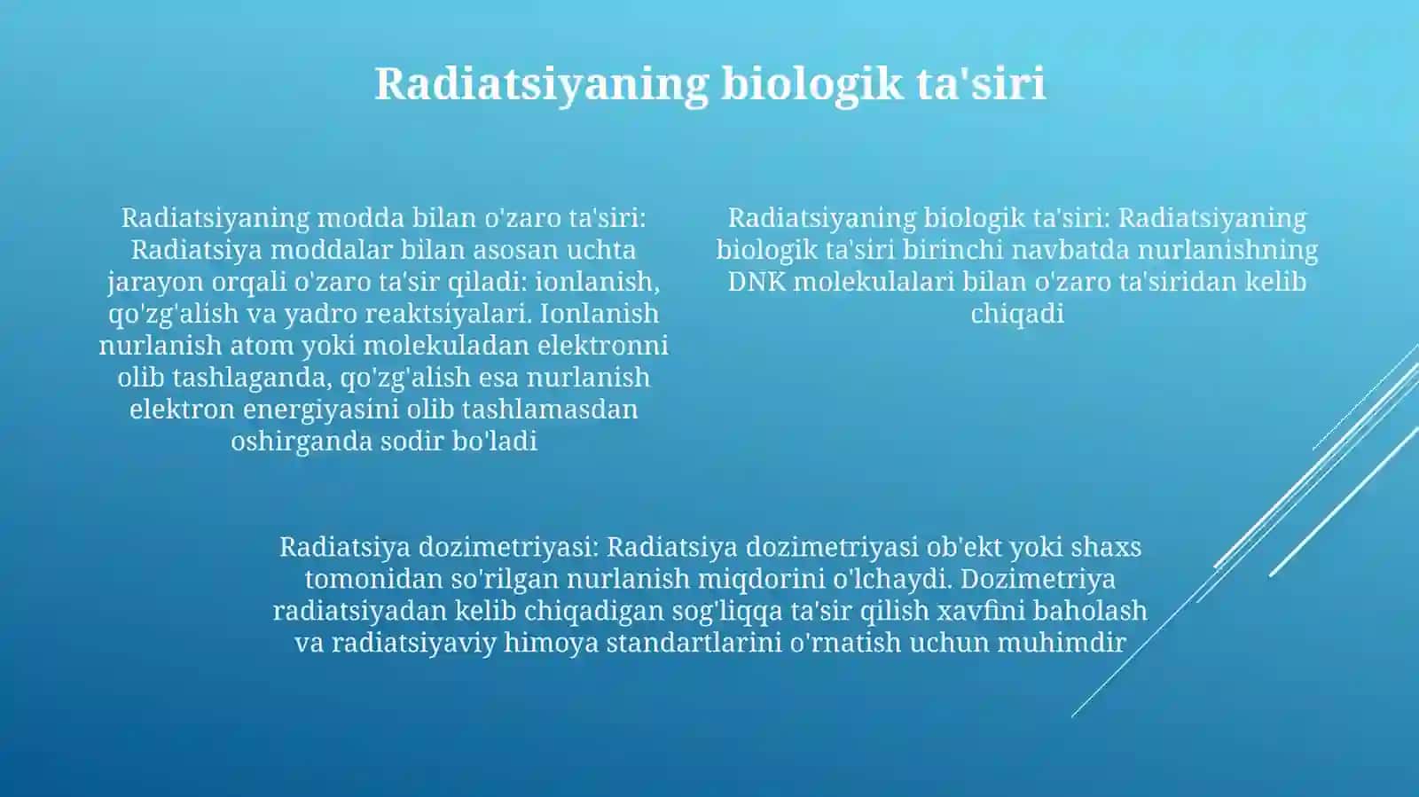 Yutilgan Nurlar Energiyasini Dozimetrik Baholash 3