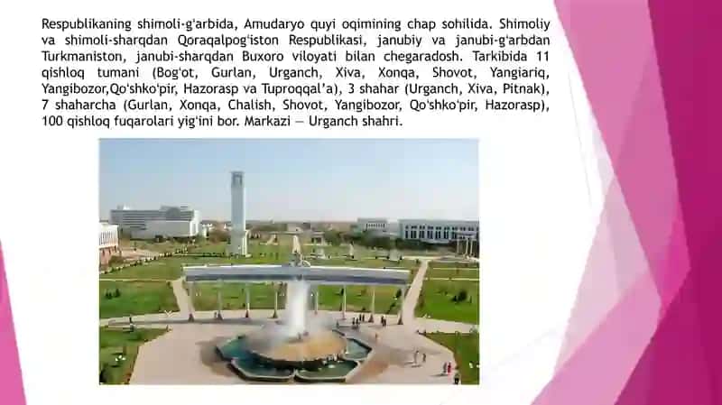 Xorazm viloyati haqida 3