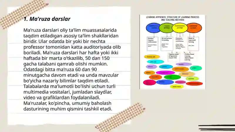 Biologiyani o‘qitishda foydalaniladigan dars tiplari va turlari 3