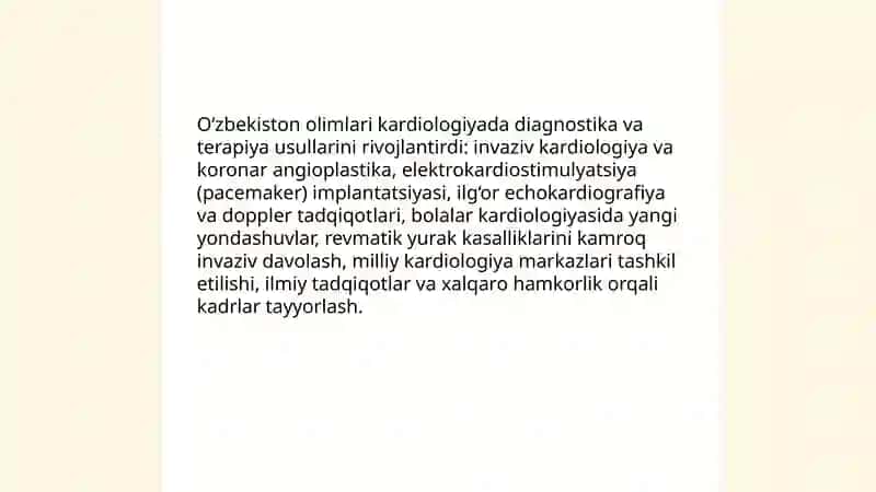 O‘zbekiston olimlarning tibbiyotdagi yutuqlari 3