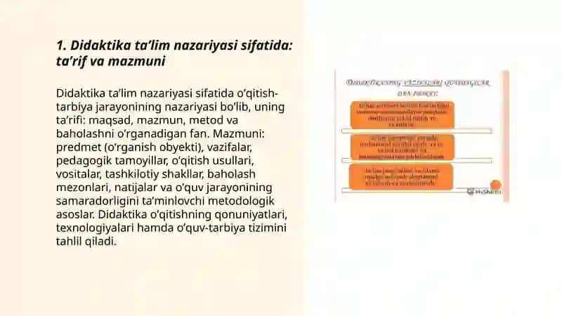Didaktika taʼlim nazariyasi sifatida 3