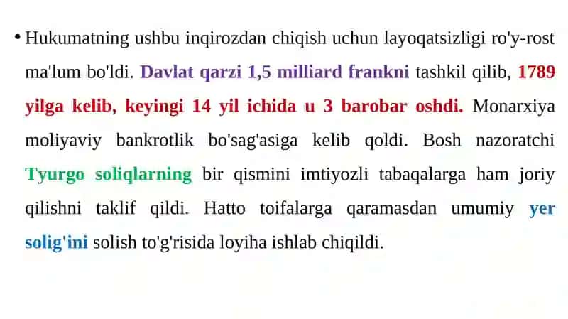 Fransuz inqilobi (XVIII asr oxiri) 3