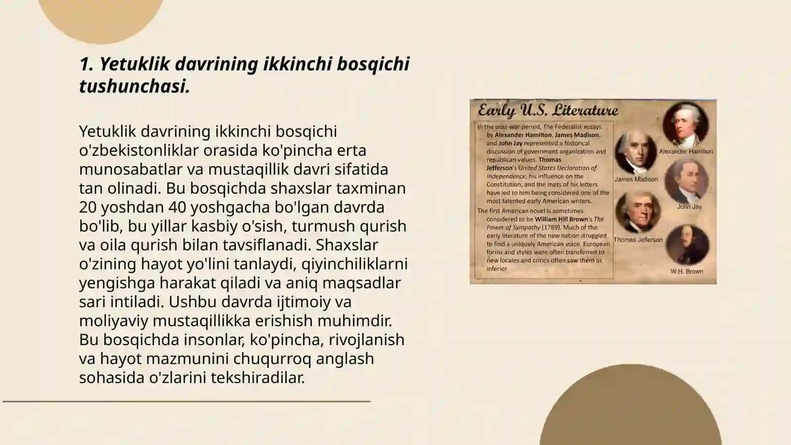 Yetuklik davrining ikkinchi bosqichidagi shaxsning psixologik xususiyatlari 3
