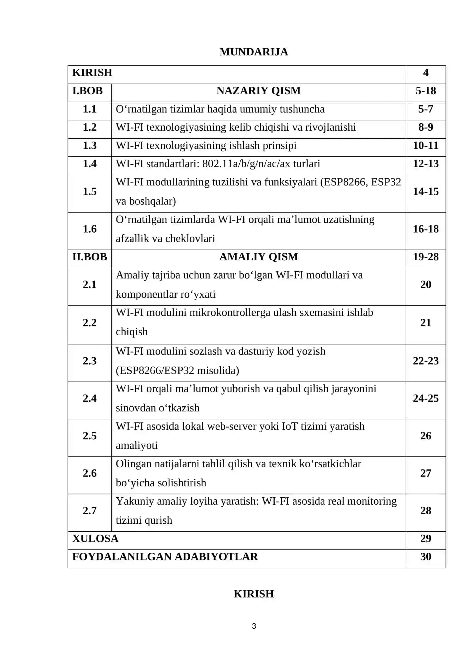 O'rnatilgan tizimlarda WI-FI texnologiyasi 3