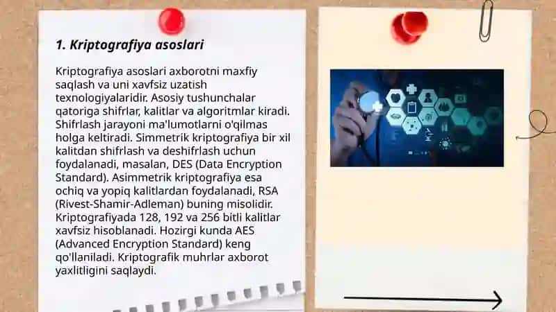 Axborotni himoyalashning kriptografik usullari 3