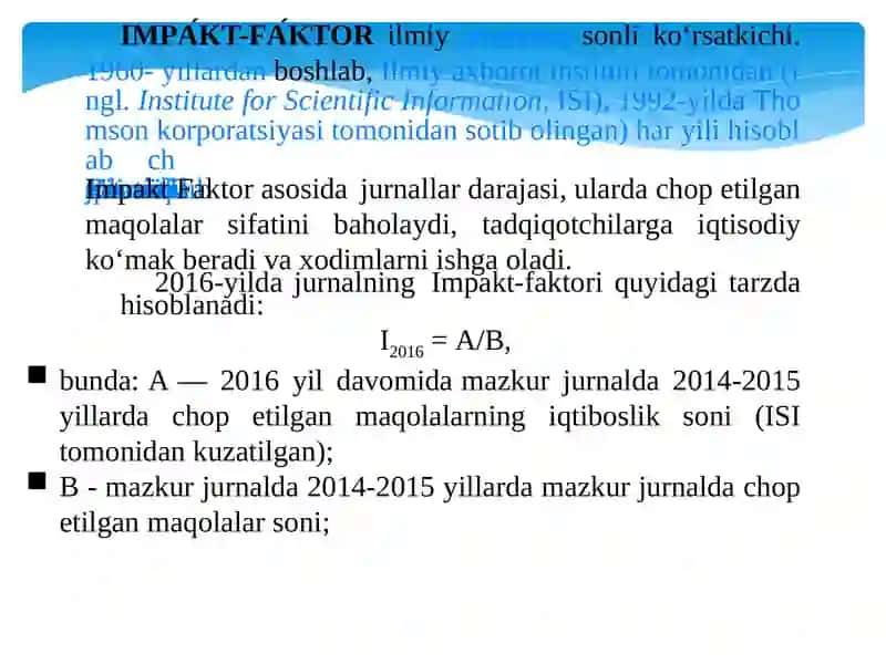 ANALITIK MA’LUMOT BAZALARI 3