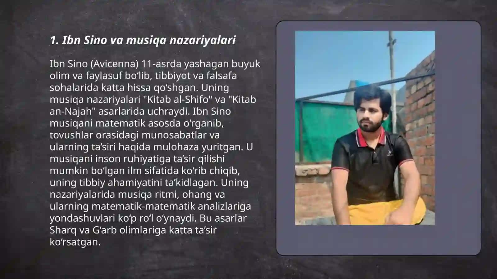 Ibn Sino, Farobiy, Jomiy, Kavkabiy, Navoiy, Darvish Ali Changilarning o'rta asrlarda musiqa ta'limi 3