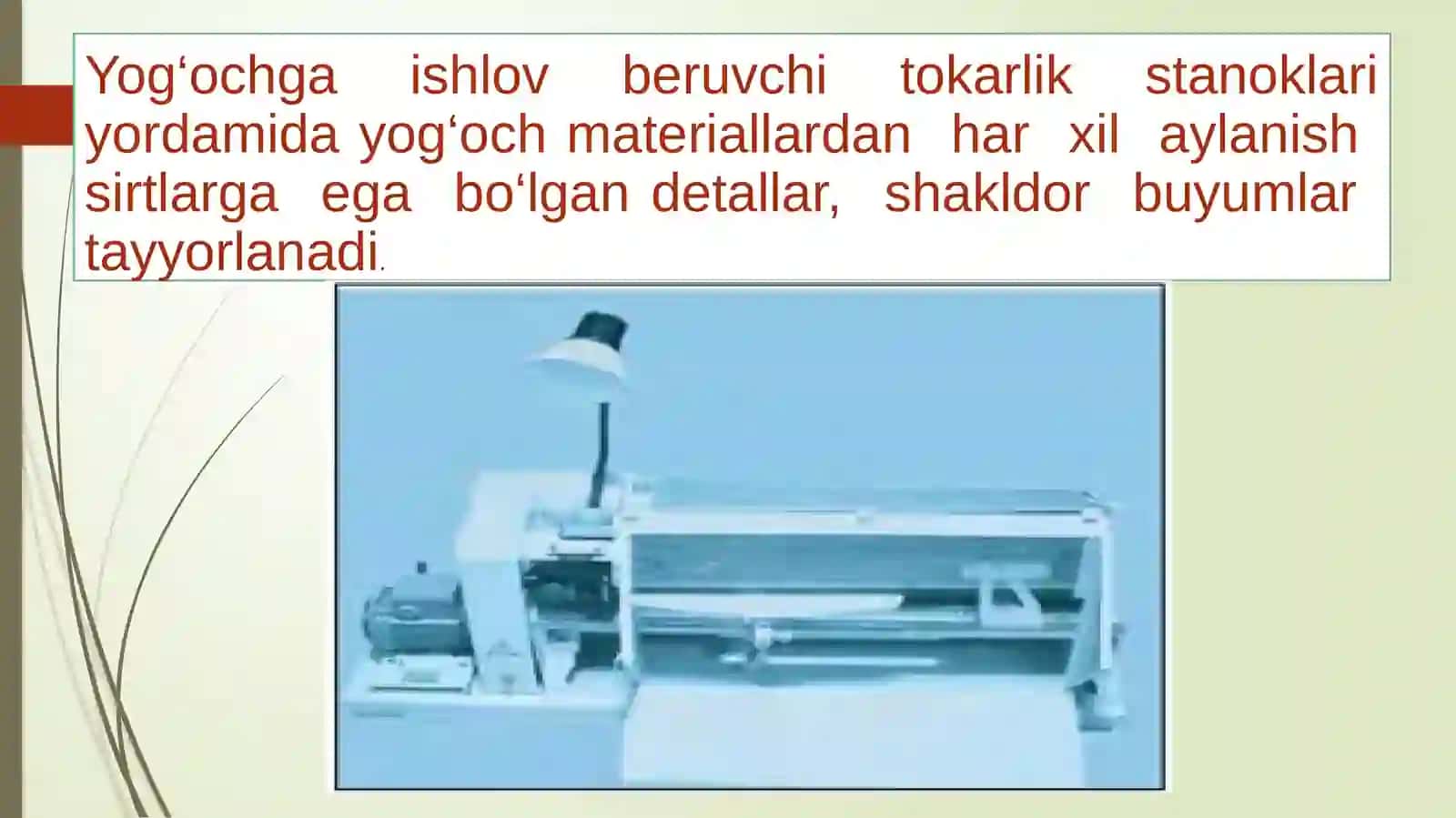 G’uzortumani dagi 47-umumiy o’rta ta’lim maktabining texnologiya fani o’qituvchisi MINGBOYEVA SARVINOZning ochiq darslari uchun tayyorlangan taqdimoti 3