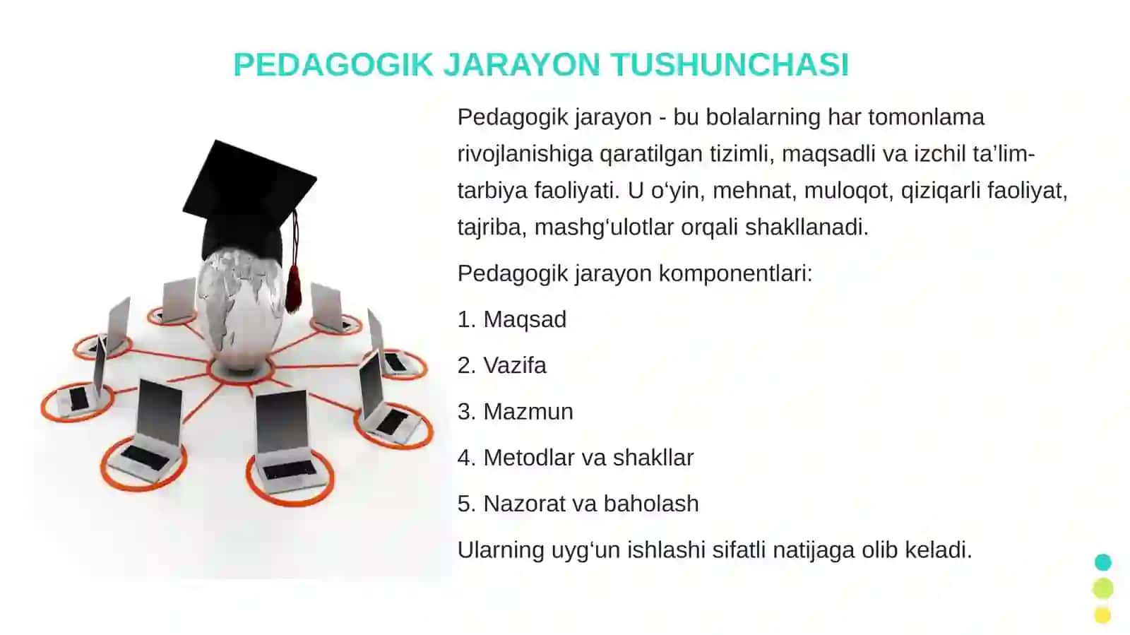 Maktabgacha ta’lim tashkilotlarida pedagogik jarayonni boshqarishni tahlil qilish va rejalashtirish slayd 3