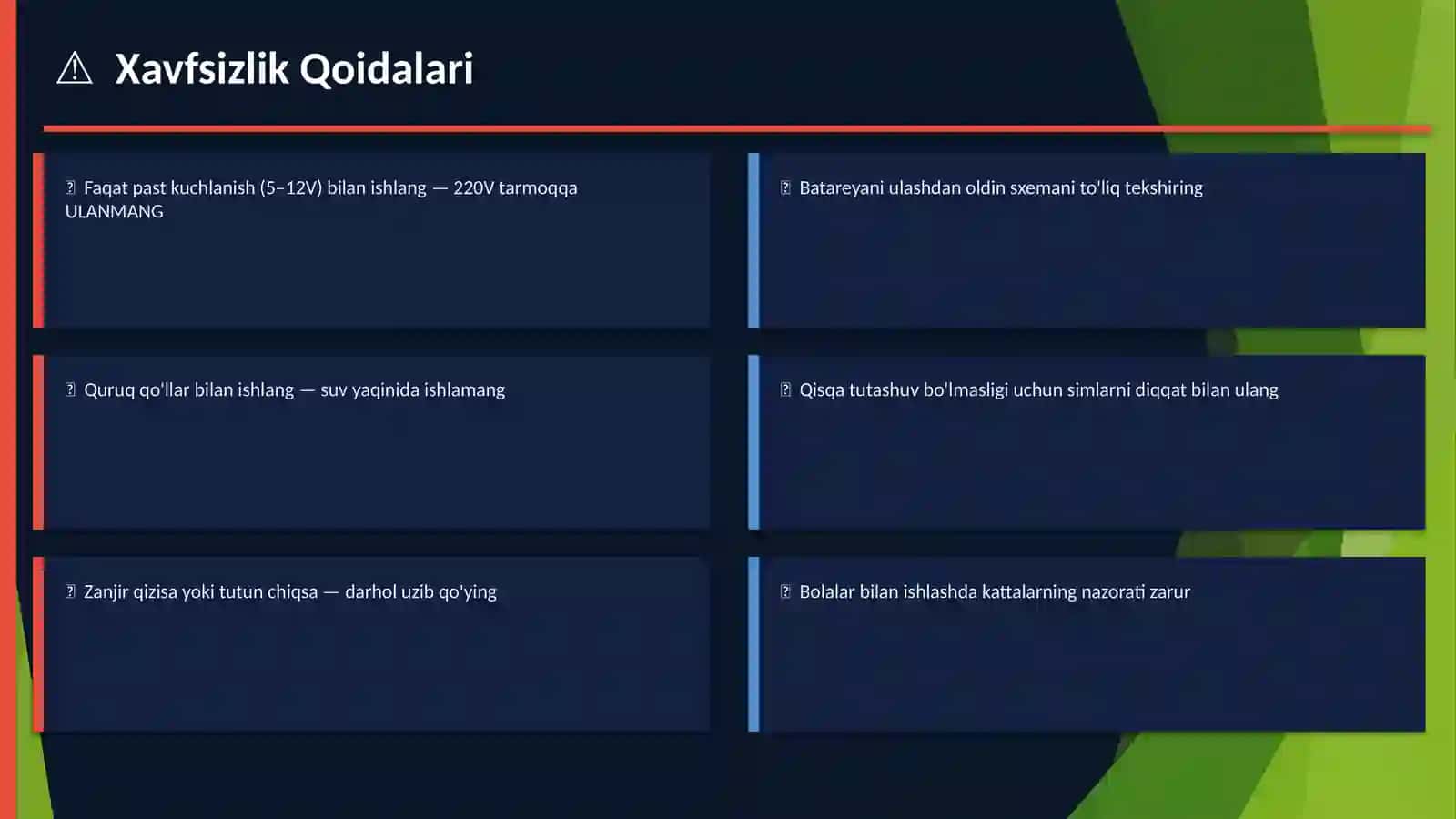 Uy Sharoitida ElektrZanjiriniYig'ish Bosqichma-bosqich qo'llanma - xavfsiz va oddiy 3
