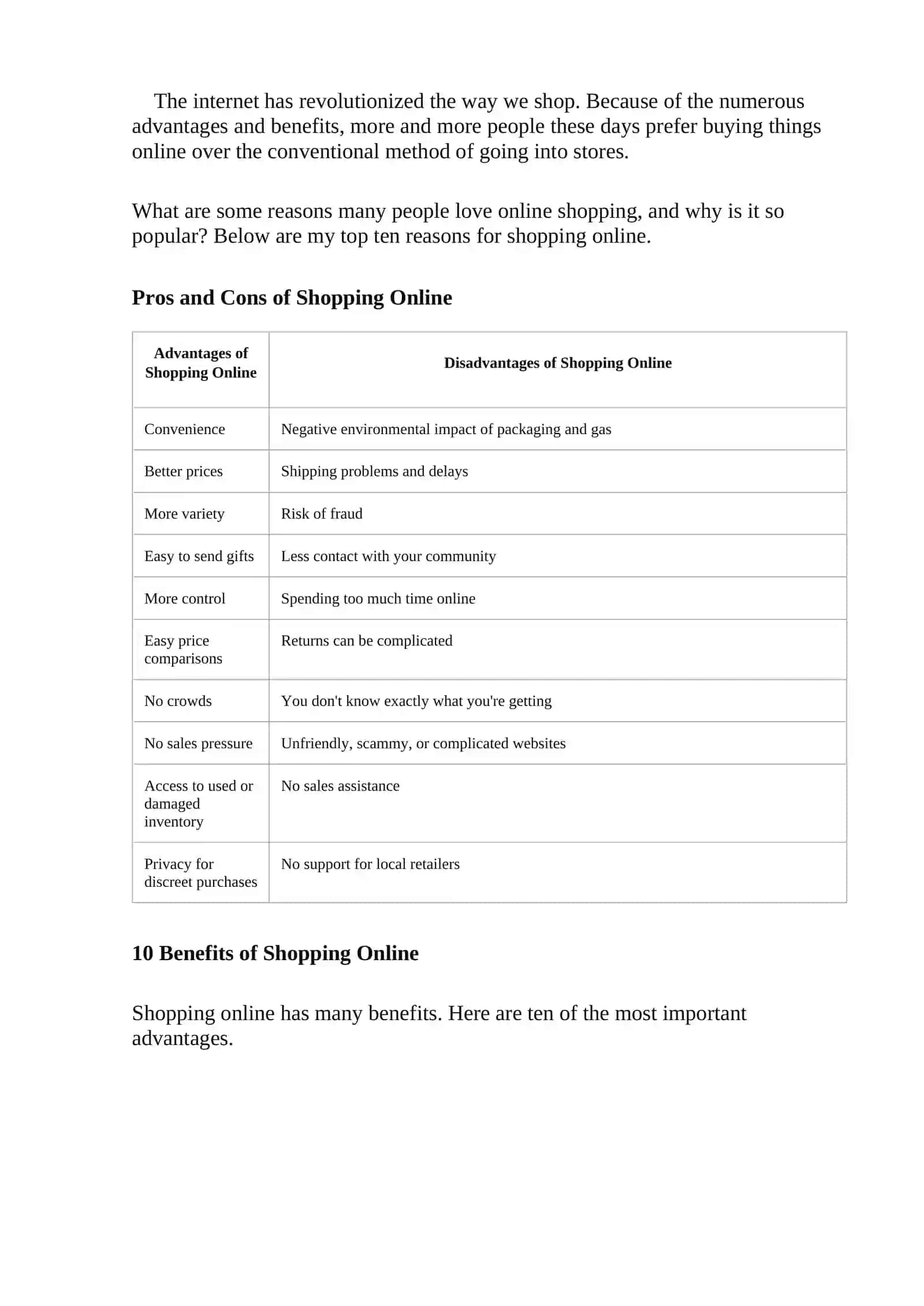 Advantages of Online Shopping 3