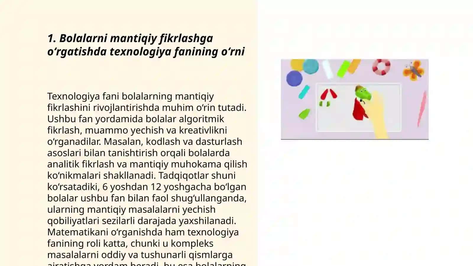Bolani kasbga yoʻnaltirishda texnalogiya faninig oʻrni 3