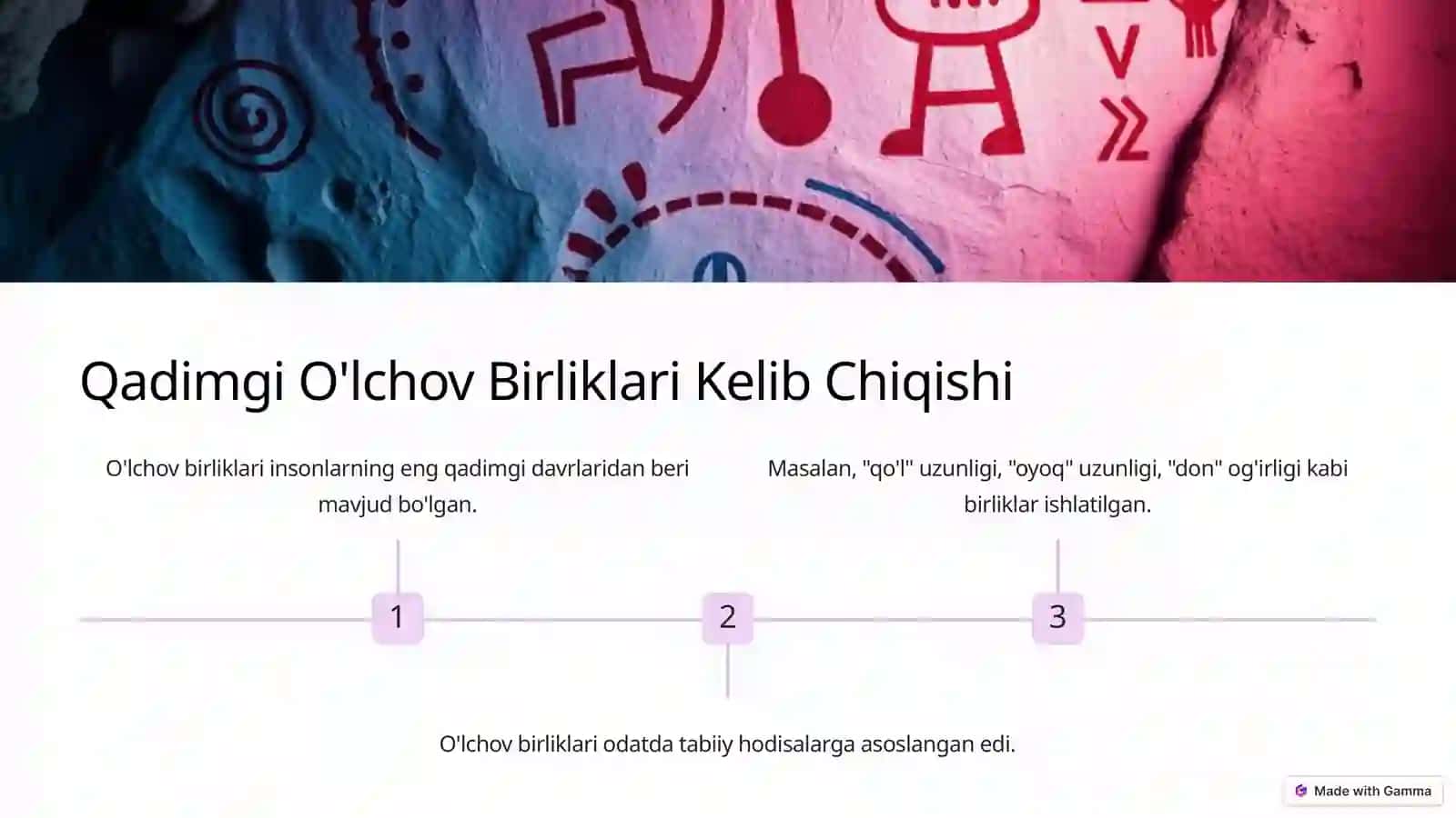 Qadimgi O'lchov Birliklari 3