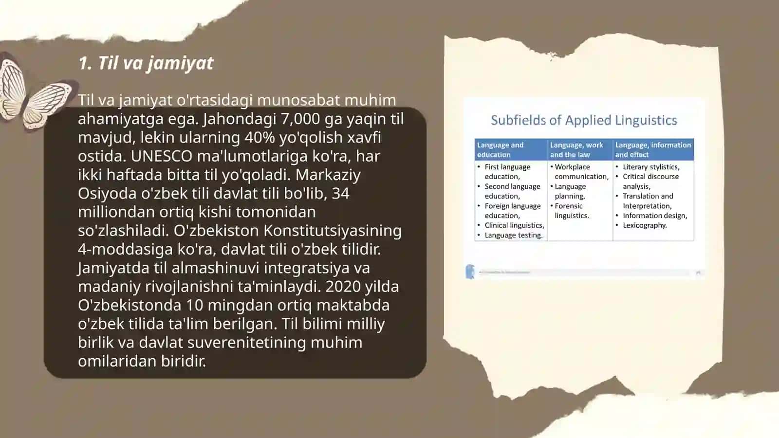 Til jamiyat sotsial lingvistika 3