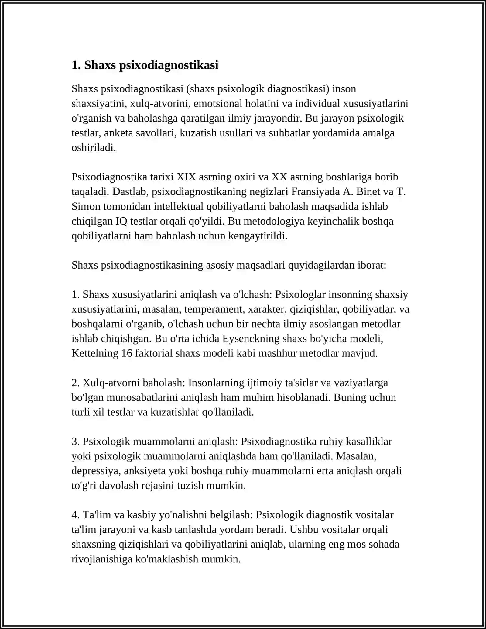 XARAKTER PSIXODIAGNOSTIKASI MAQSADLARI 3