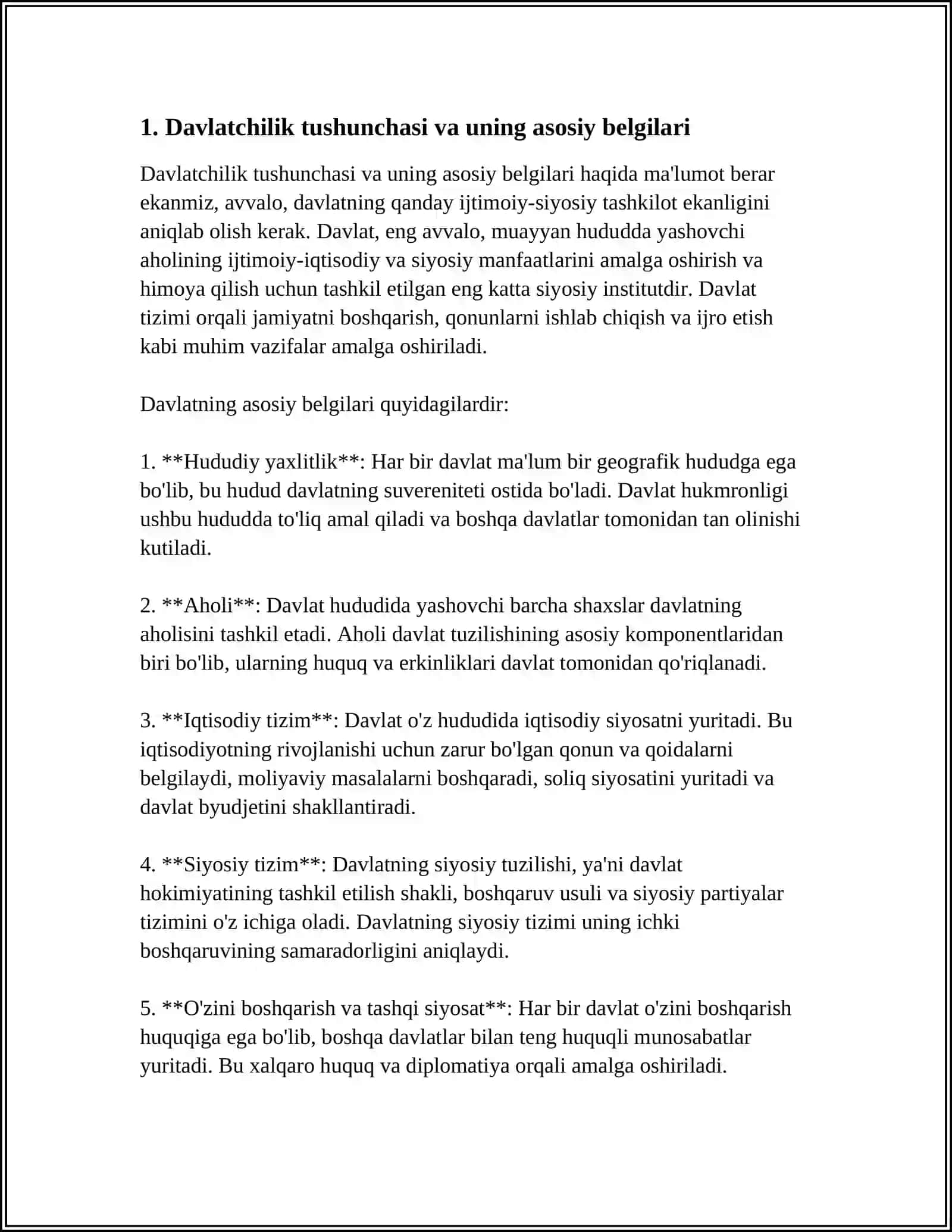 DAVLATCHILIK TUSHUNCHASI.MARKAZIY OSIYO HUDUDIDAGI ILK VA ANTIK DAVR DAVLATLARI 3