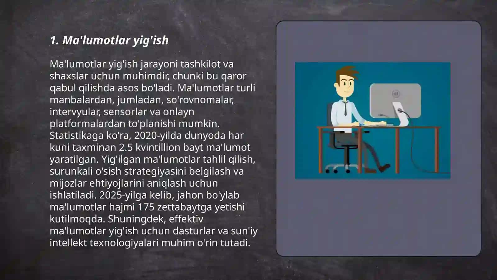 Ma'lumotlar bilan ishlash 3
