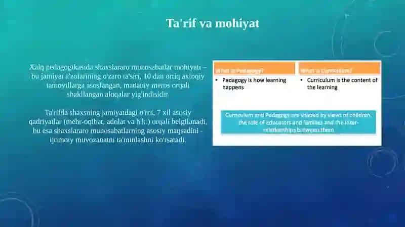 Xalq pedagogikasida shaxslararo munosabatlar talqini 3