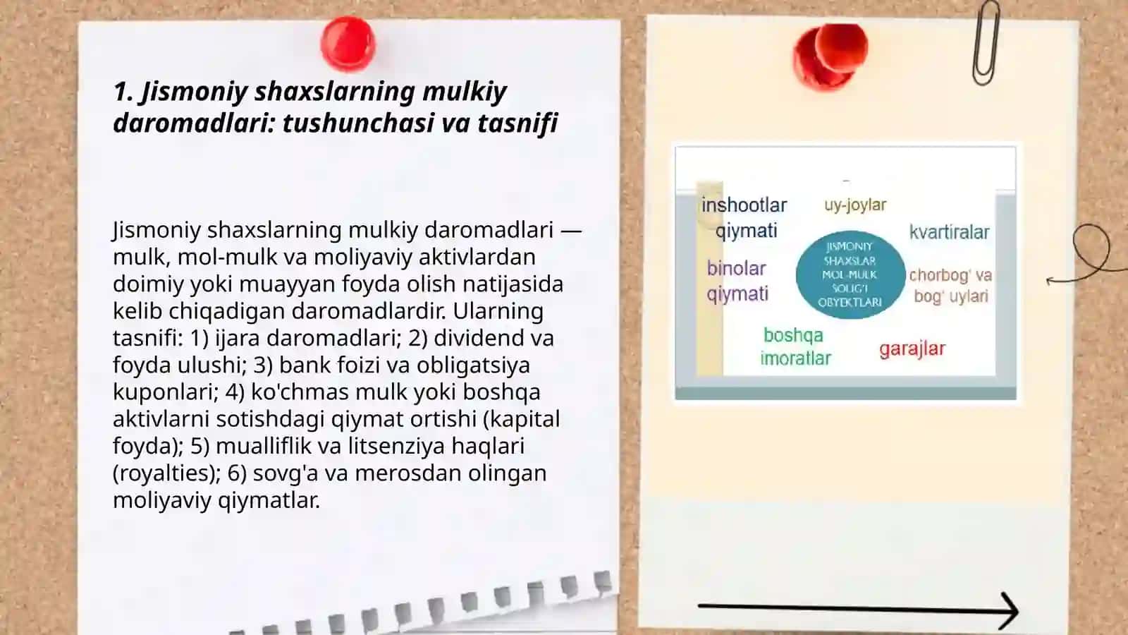Jismoniy shaxslarning mulkiy daromadlari va ularni soliqqa tortish tartibi 3