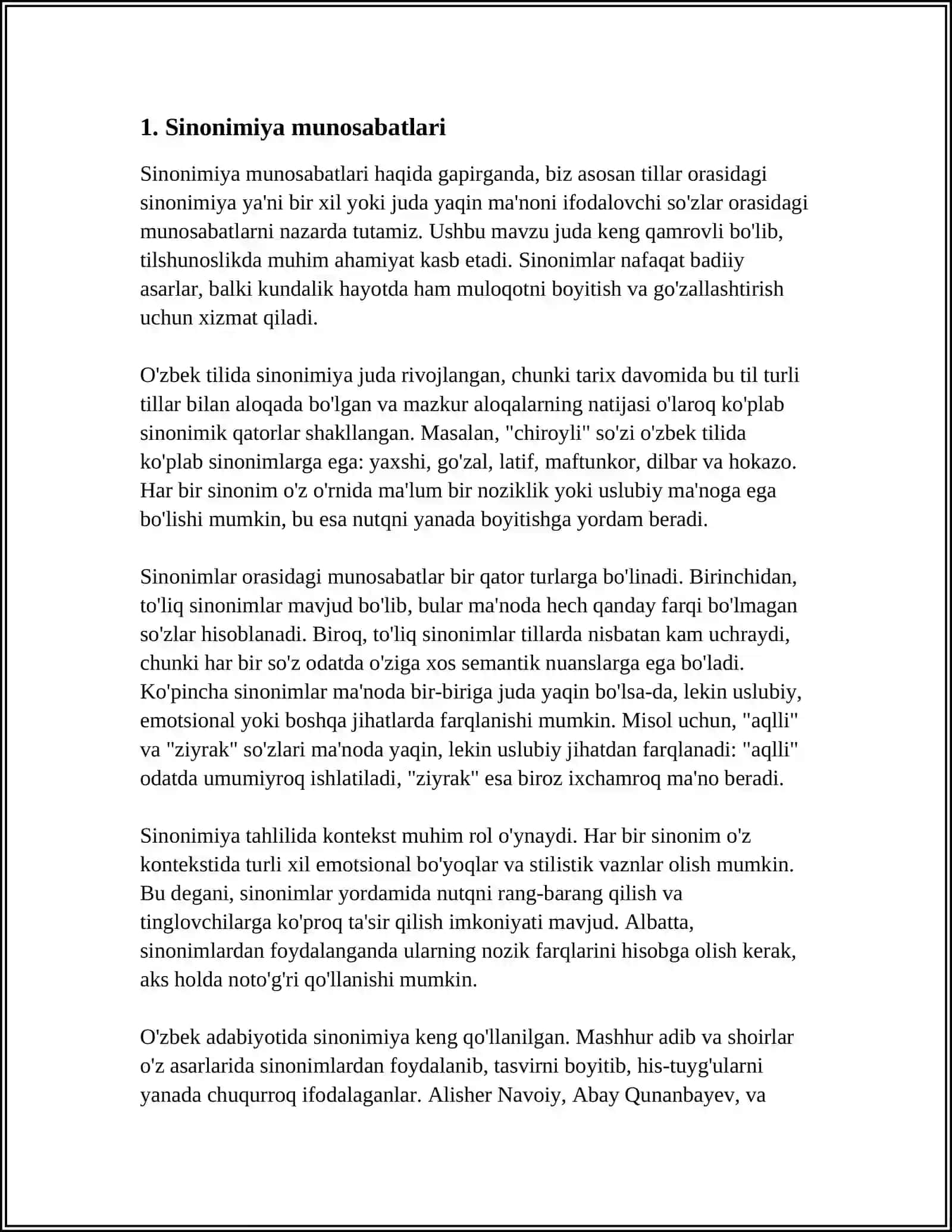 QO'SHMA GAP QISMLARI ORASIDAGI MANTIQIY SEMANTIK MUNOSABATLAR 3