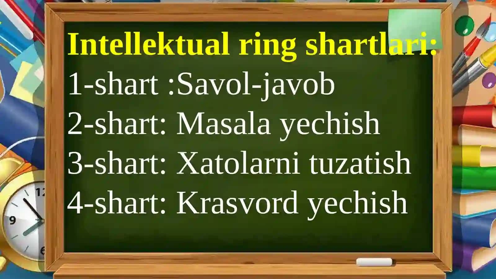 INTELLEKTUAL RING bellashuvi uchun taqdimotidi 3