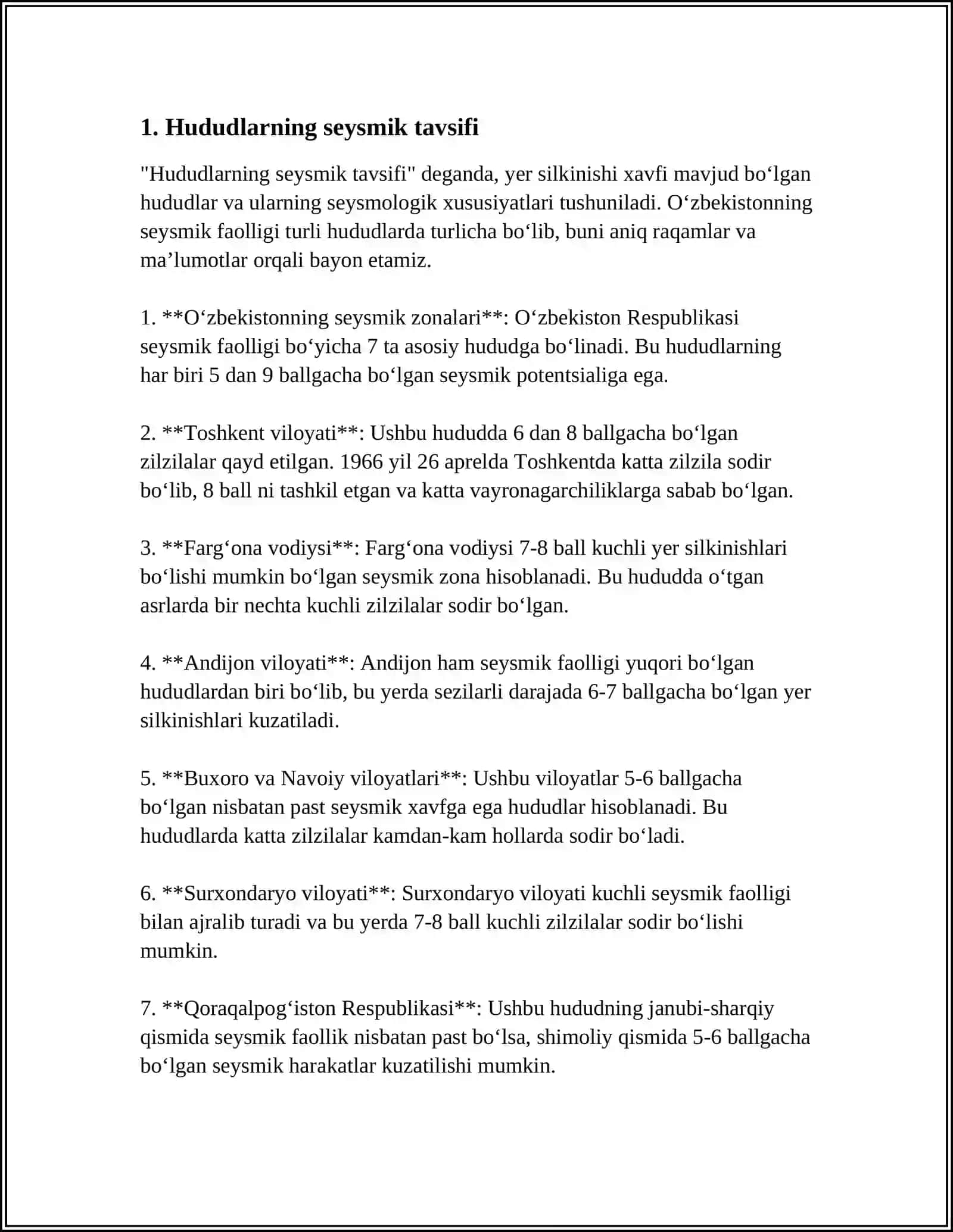 SISMIK HUDUDLARDA JAMOAT BINOLARINI LOYIHALASH 3