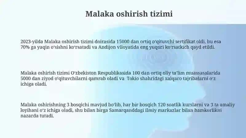 Malaka oshirish tizimi 3